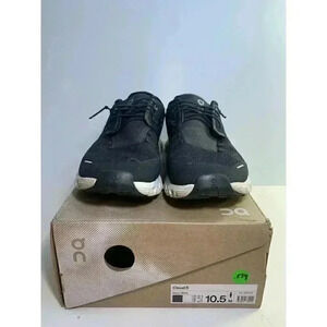 .534 On Cloud 5, Black/White, Mens Running Shoes-US 10.5 Mens